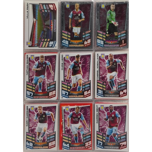 454 - Topps Match Attak football cards, 2013 season, including Arsenal, Aston Villa, Everton and Swansea a... 