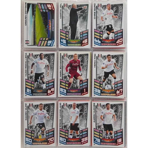 454 - Topps Match Attak football cards, 2013 season, including Arsenal, Aston Villa, Everton and Swansea a... 