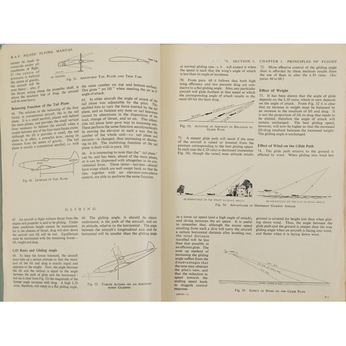 706 - Military interest RAF Restricted Pilot's Flying Manual volume 1 with coloured and black and white il... 