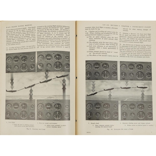 706 - Military interest RAF Restricted Pilot's Flying Manual volume 1 with coloured and black and white il... 