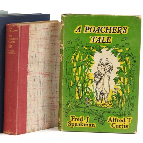 626 - Shooting and Small Game books including A poachers tale, The shooting mans England, Shooting Around ... 