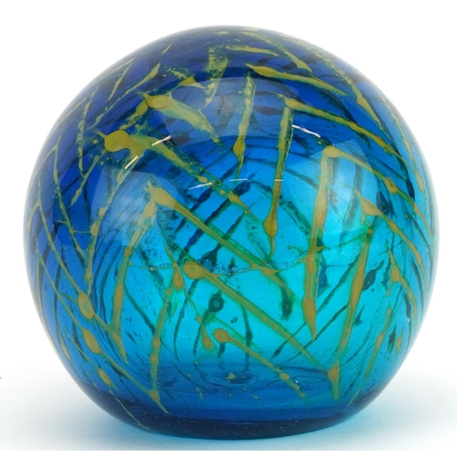 1183 - Large Mdina glass paperweight, 11.5cm high