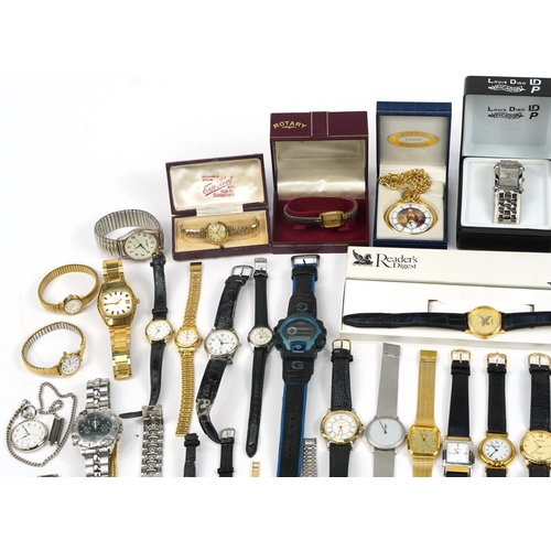 2646 - Collection of vintage and later ladies and gentlemen's wristwatches including Lorus, Sekonda, Limit,... 