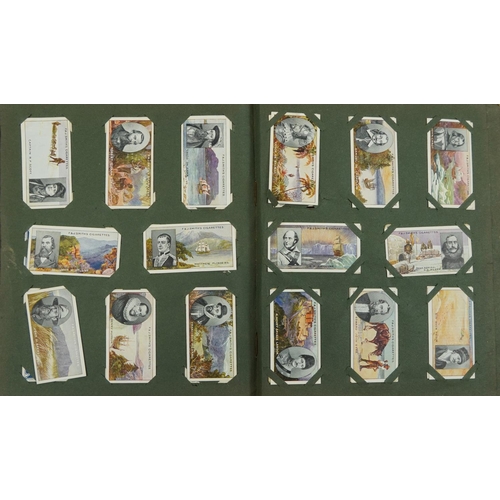 595 - Extensive collection of cigarette and tea cards, some arranged in albums including Brooke Bond Tea, ... 