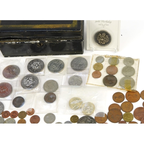 562 - Antique and later British and world coinage including 1935 Rocking Horse crown