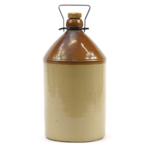 354 - Star Brewery Co of Eastbourne stoneware advertising flagon, 44cm high