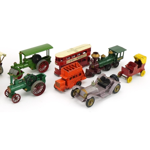 452 - Vintage diecast vehicles including Charbens, Lesney and Models of Yesteryear, the largest 8cm in len... 