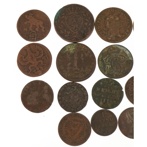 516 - 18th century and later German States coinage including half stuber and quarter stuber