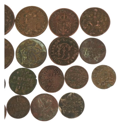 516 - 18th century and later German States coinage including half stuber and quarter stuber