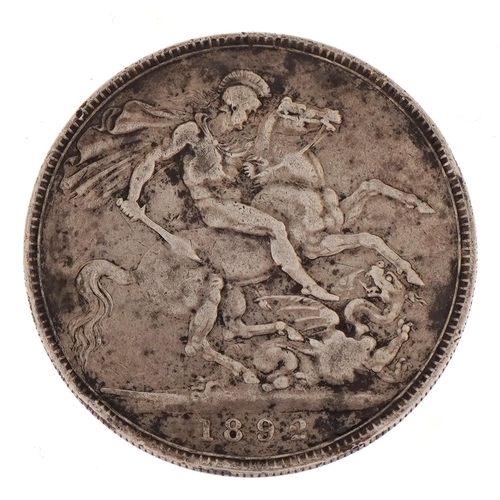 500 - Victorian 1892 silver crown