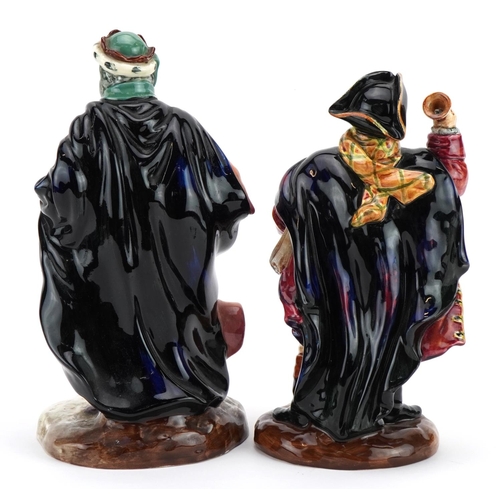 1159 - Two Royal Doulton figures comprising Town Crier HN2119 and Good King Wenceslas HN2118, the largest 2... 