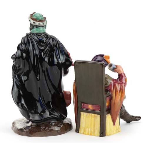 1094 - Two Royal Doulton figures comprising The Foaming Quart HN2162 and Good King Wenceslas HN2118, the la... 