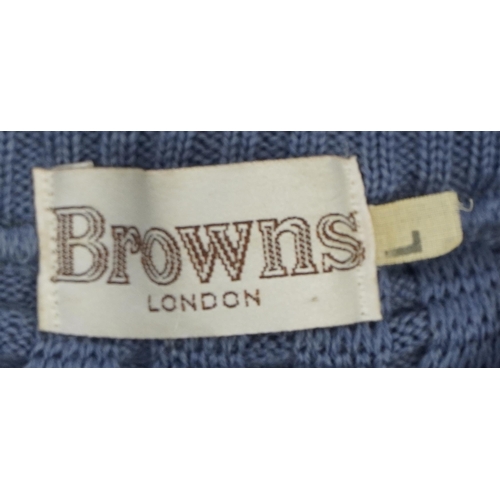 439 - Vintage and later designer clothing including Stone Island, C P Company and Browns of London