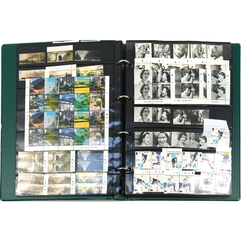 576 - Three albums of predominantly British mint unused stamps, various denominations and genres including... 