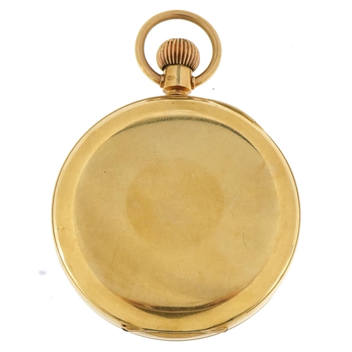 2007 - Buren, gentlemen's Buren 9ct gold open face pocket watch with subsidiary dial, the case numbered 562... 