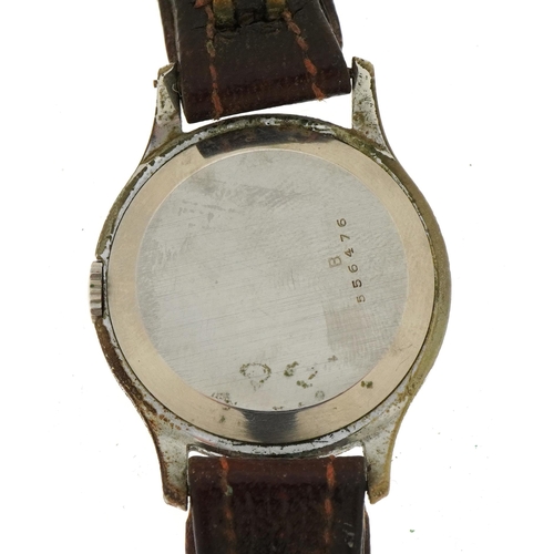 2095 - Vintage gentlemen's Jaeger LeCoultre wristwatch with subsidiary dial, the case numbered 556476, the ... 