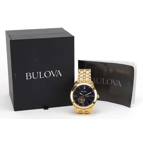 2651A - Bulova, gentlemen's Bulova 97A automatic wristwatch with box, 42mm in diameter