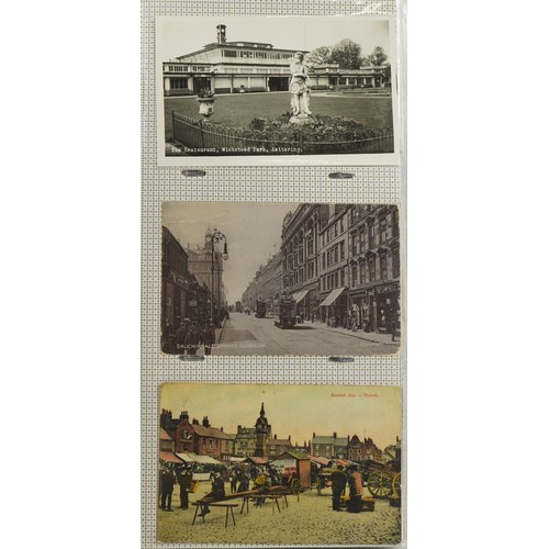 568 - Large collection of early 20th century and later topographical and social history postcards arranged... 