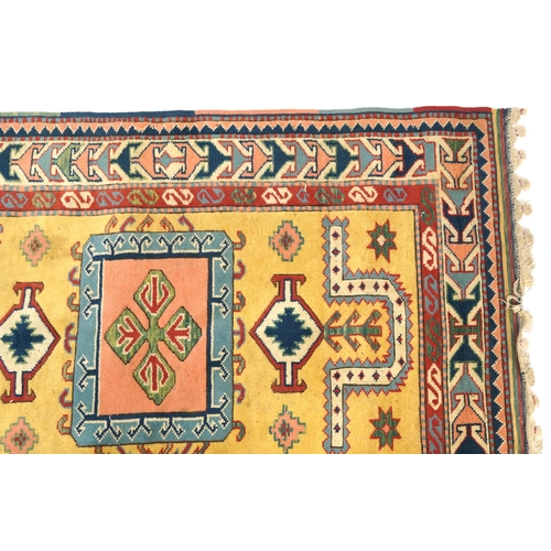 1020 - Rectangular Turkish kilim rug having and allover traditional design, 185cm x 125cm