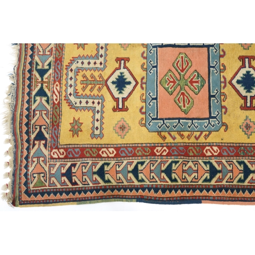 1020 - Rectangular Turkish kilim rug having and allover traditional design, 185cm x 125cm