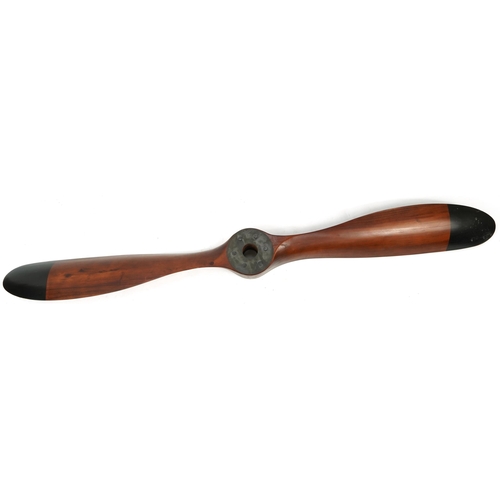 1078 - Military interest hardwood propeller, 194cm in length