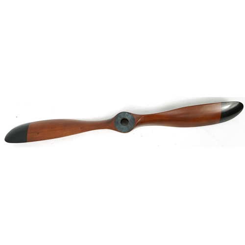 1079 - Military interest hardwood propeller, 150cm in length