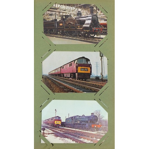 583A - Album of ninety topographical and railway postcards