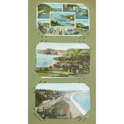 583A - Album of ninety topographical and railway postcards