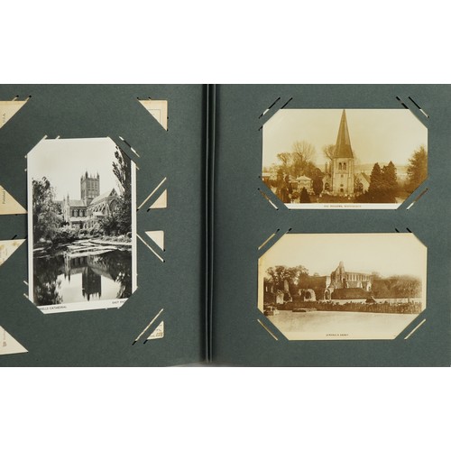 578A - Album of one hundred and thirty church postcards