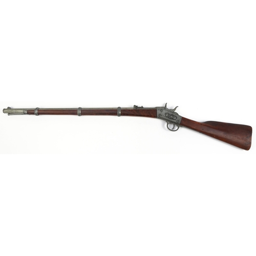 703 - Decorative percussion rifle, 113cm in length