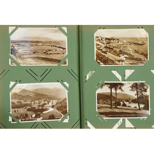 581A - Album of over two hundred topographical postcards