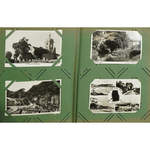 581A - Album of over two hundred topographical postcards