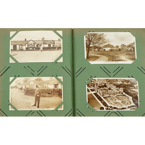 581A - Album of over two hundred topographical postcards