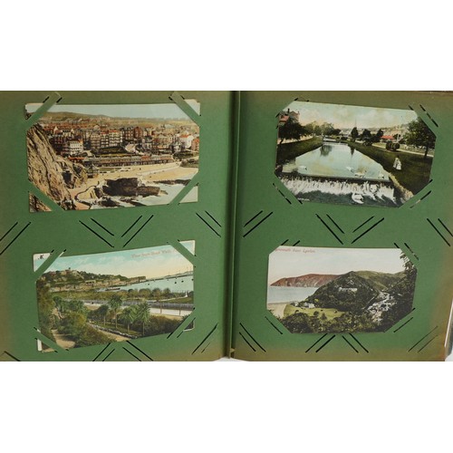 581A - Album of over two hundred topographical postcards