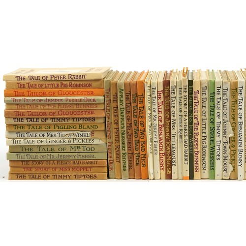 639 - Collection of Beatrix Potter hardback books published by F Warne & Co including The Tale of Benjamin... 