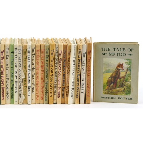 639 - Collection of Beatrix Potter hardback books published by F Warne & Co including The Tale of Benjamin... 