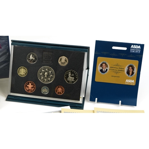 2436 - Silver proof uncirculated and other coinage including five pound coins and Elizabeth II Jubilee crow... 