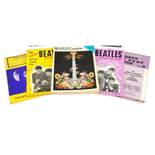 2275 - Vintage and later Beatles ephemera including The Beatles Complete Guitar edition, The Fabulous Beatl... 