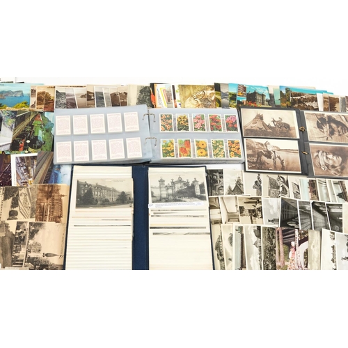 2241 - Early 20th century and later ephemera including cigarette cards arranged in an album, World War I po... 