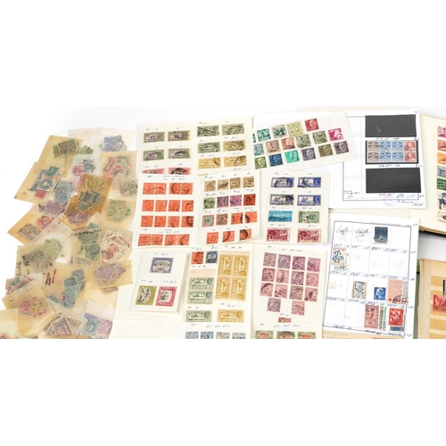 2531 - Collection of antique and later world stamps, some arranged in albums, including Denmark and Canada