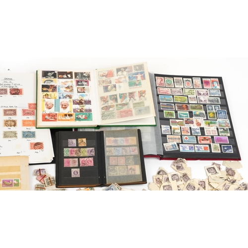 2531 - Collection of antique and later world stamps, some arranged in albums, including Denmark and Canada