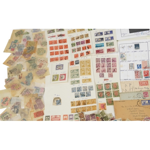 2531 - Collection of antique and later world stamps, some arranged in albums, including Denmark and Canada