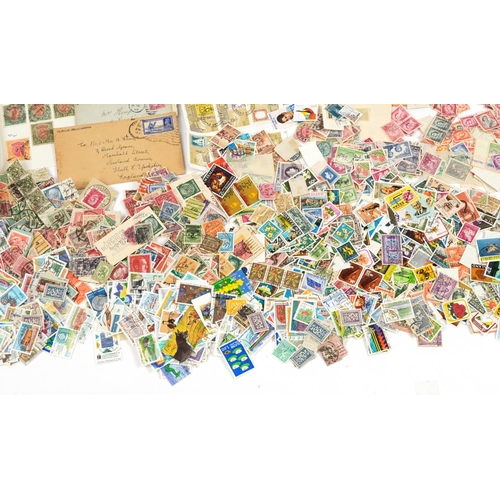 2531 - Collection of antique and later world stamps, some arranged in albums, including Denmark and Canada