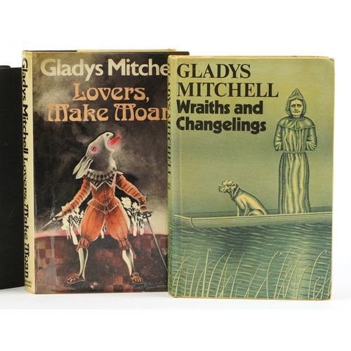 2284 - Four Gladys Mitchell hardback books comprising Pageant of Murder, first published 1965, Wraith & Cha... 