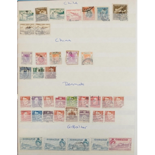 2536 - World stamps arranged in thirteen albums including Great Britain, South Africa, USA, Canada, Isle of... 