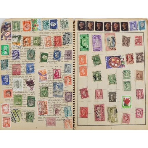 2536 - World stamps arranged in thirteen albums including Great Britain, South Africa, USA, Canada, Isle of... 