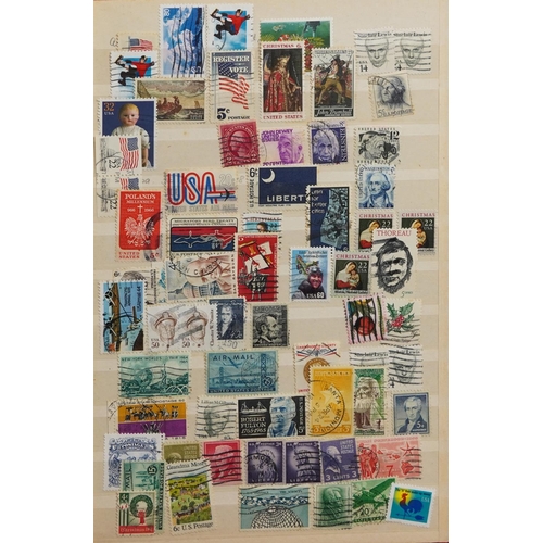 2536 - World stamps arranged in thirteen albums including Great Britain, South Africa, USA, Canada, Isle of... 