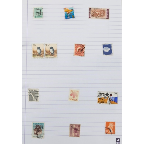 2537 - World stamps arranged in eleven albums including Great Britain, Jamaica and Japan