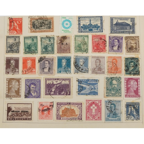 2535 - World stamps arranged in thirteen albums including Great Britain, Cyprus, Gibraltar, Mexico, Uruguay... 