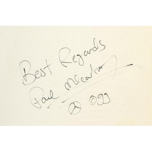 2265 - Paul McCartney Many Years from Now soft back book by Barry Miles, inscribed Best regards Paul McCart... 